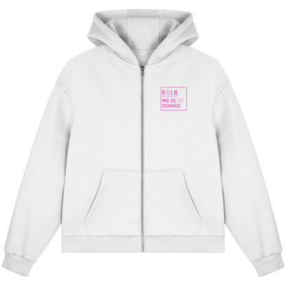 Wo de Sonn schingk - Köln Druck  - Fluffy Boxcut Zipper