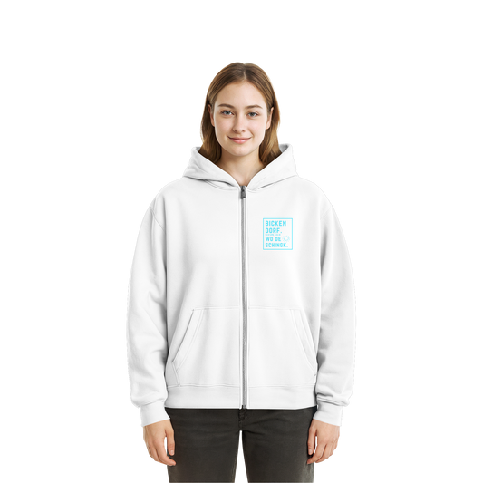 Wo de Sonn schingk - Bickendorf Druck - Fluffy Boxcut Zipper
