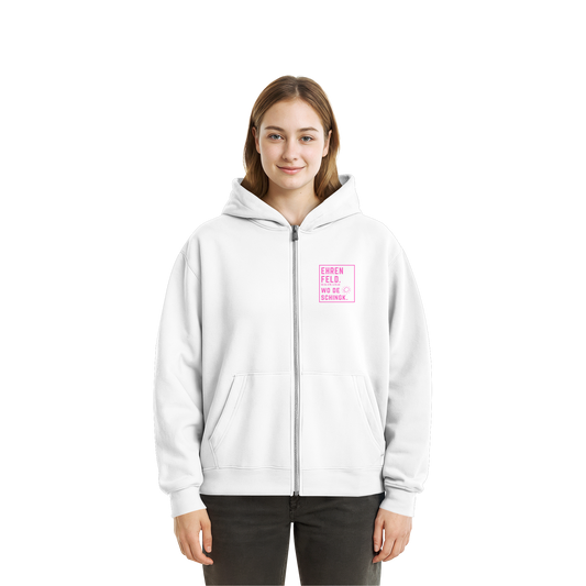 Wo de Sonn schingk - Ehrenfeld Druck   - Fluffy Boxcut Zipper