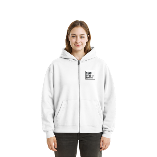 Wo de Sonn schingk - Köln Druck   - Fluffy Boxcut Zipper