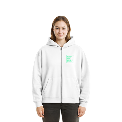 Wo de Sonn schingk - Bickendorf Druck - Fluffy Boxcut Zipper