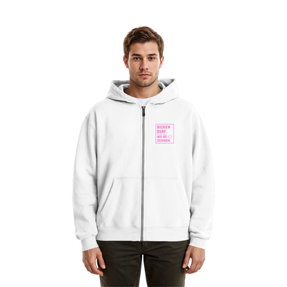 Wo de Sonn schingk - Bickendorf Druck  - Fluffy Boxcut Zipper