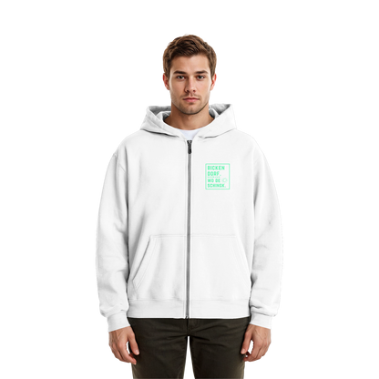 Wo de Sonn schingk - Bickendorf Druck - Fluffy Boxcut Zipper