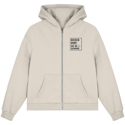 Wo de Sonn schingk - Bickendorf Druck  - Fluffy Boxcut Zipper