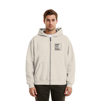 Wo de Sonn schingk - Ehrenfeld Druck  - Fluffy Boxcut Zipper