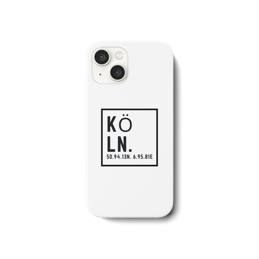 Köln Koordinaten (Druck) - Accessoires - iPhone 15 Handyhülle