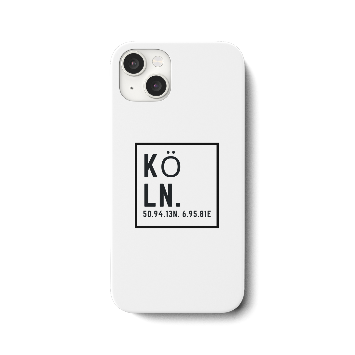 Köln Koordinaten (Druck) - Accessoires - iPhone 15 Plus Handyhülle