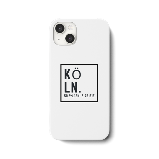 Köln Koordinaten (Druck) - Accessoires - iPhone 15 Plus Handyhülle