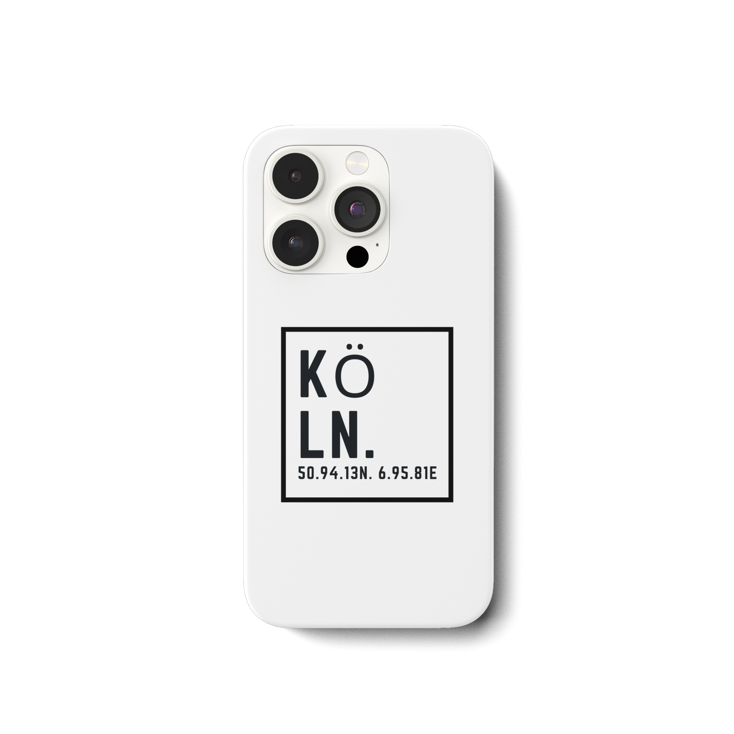 Köln Koordinaten (Druck) - Accessoires - iPhone 15 Pro Handyhülle