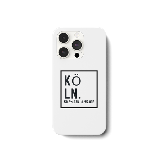Köln Koordinaten (Druck) - Accessoires - iPhone 15 Pro Handyhülle