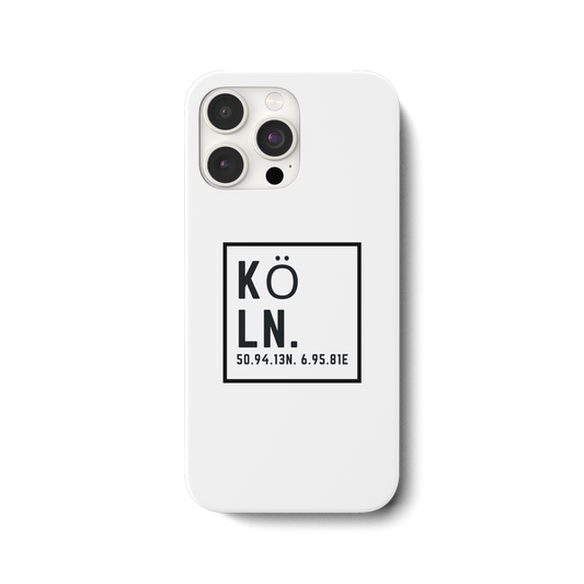 Köln Koordinaten (Druck) - Accessoires - iPhone 15 Pro Max Handyhülle