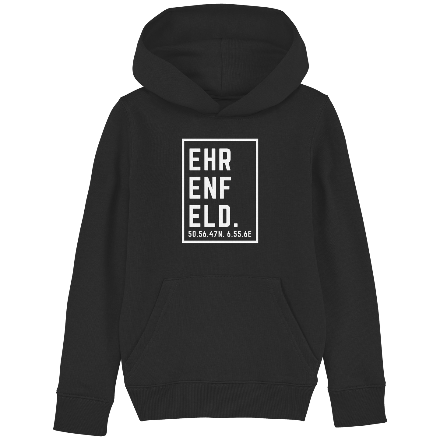 Ehrenfeld Koordinaten (großer Druck auf der Brust) - Kids Basic Hoodie