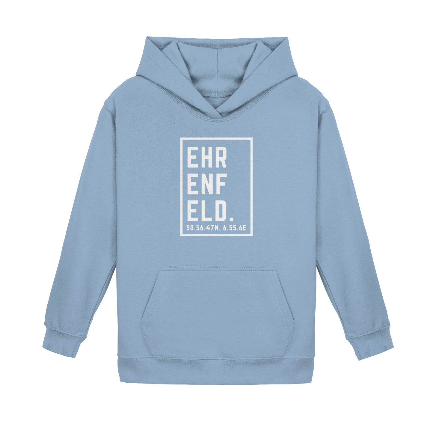 Ehrenfeld Koordinaten (großer Druck auf der Brust) - Kids Basic Hoodie