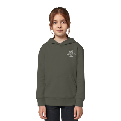 Köln Skyline Stick - Kids Organic Hoodie