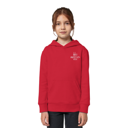 Köln Skyline Stick - Kids Organic Hoodie