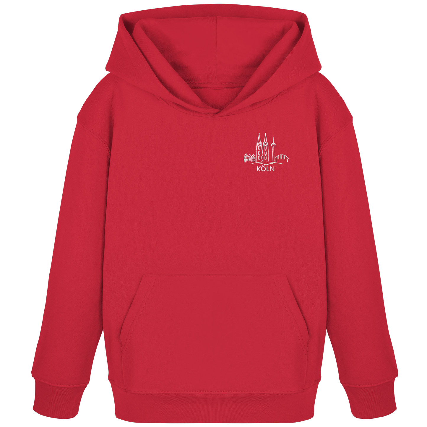 Köln Skyline Stick - Kids Organic Hoodie