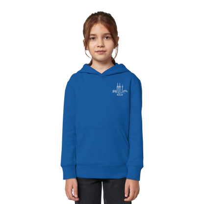 Köln Skyline Stick - Kids Organic Hoodie
