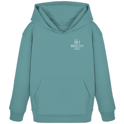 Köln Skyline Stick - Kids Organic Hoodie
