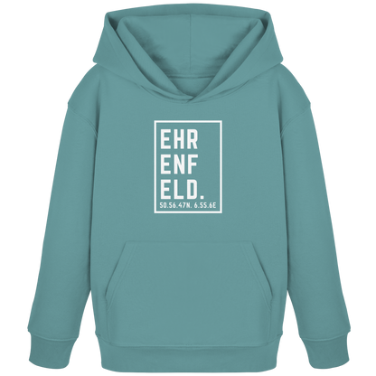 Ehrenfeld Koordinaten (großer Druck auf der Brust) - Kids Organic Hoodie