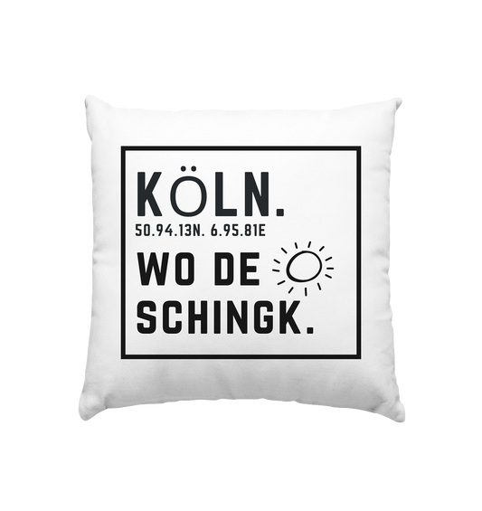 Wo de Sonn schingk - Köln Druck - Accessoires - Kissenbezug 40x40cm