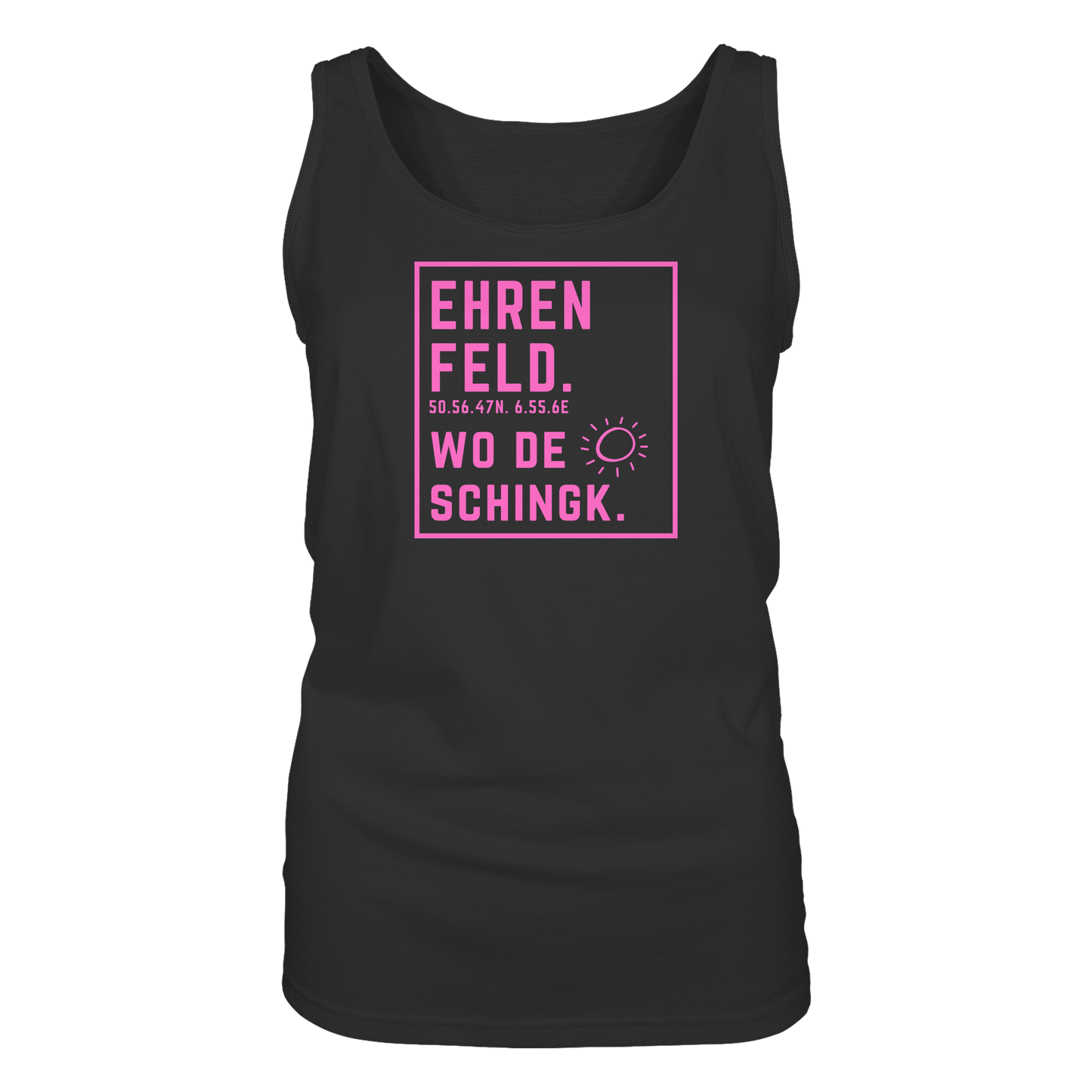 Wo de Sonn schingk - Ehrenfeld Druck   - Ladies Tank-Top