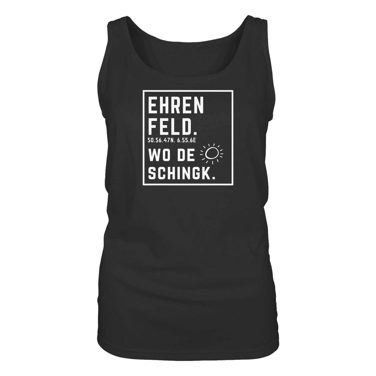 Wo de Sonn schingk - Ehrenfeld Druck - Ladies Tank-Top