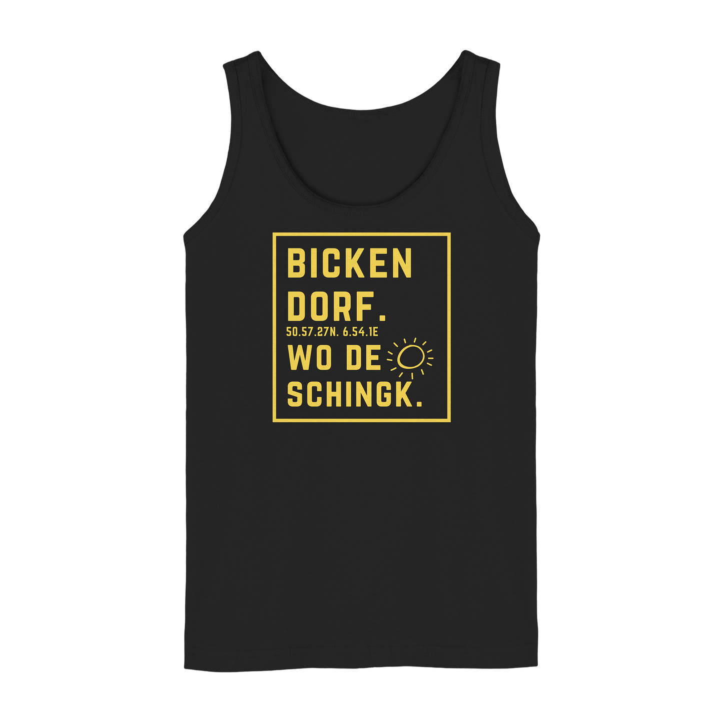 Wo de Sonn schingk - Bickendorf Druck - Ladies Tank-Top