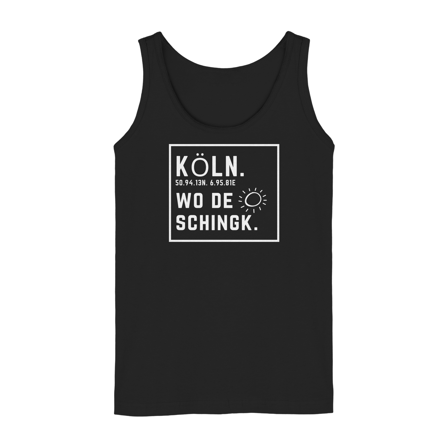 Wo de Sonn schingk - Köln Druck - Ladies Tank-Top