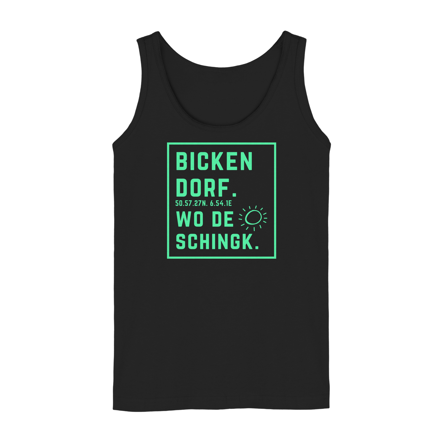 Wo de Sonn schingk - Bickendorf Druck - Ladies Tank-Top