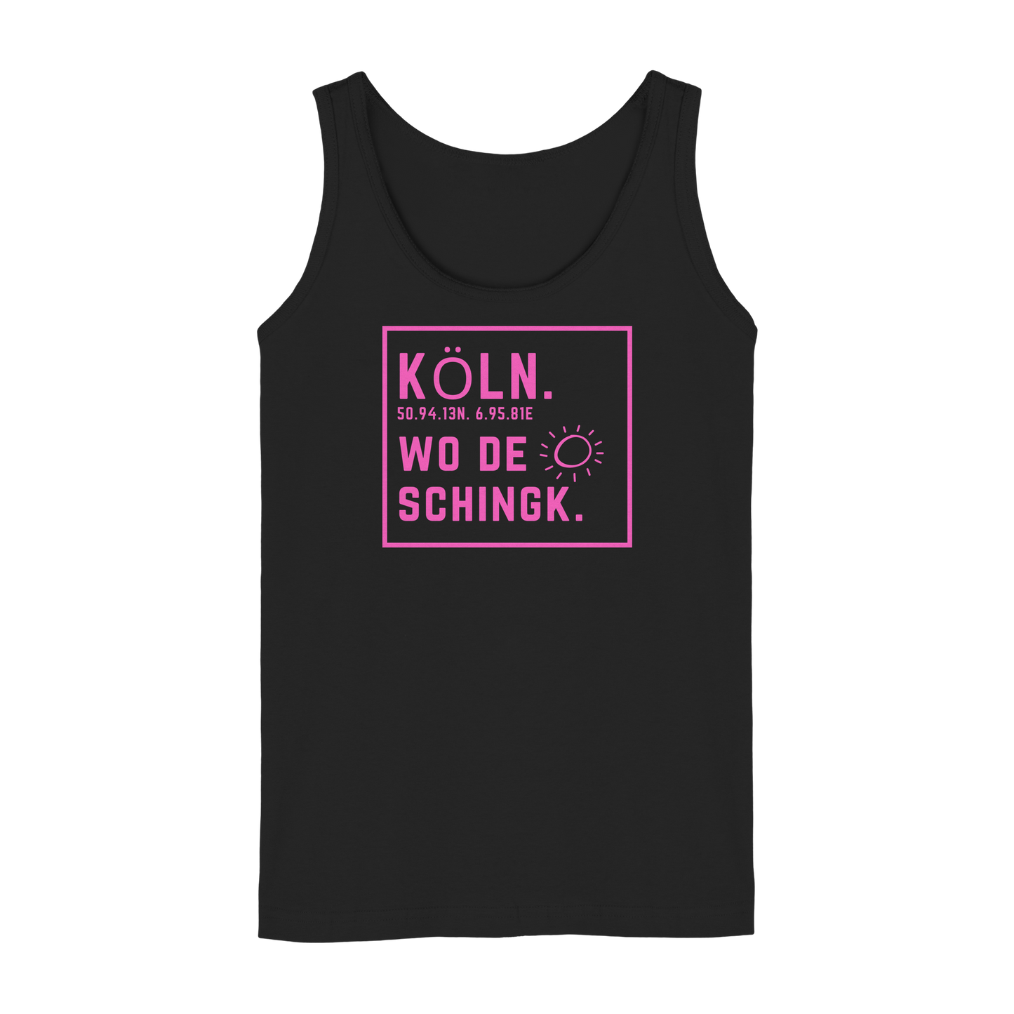 Wo de Sonn schingk - Köln Druck  - Ladies Tank-Top