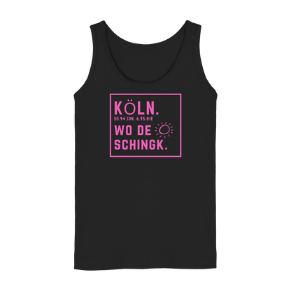 Wo de Sonn schingk - Köln Druck  - Ladies Tank-Top