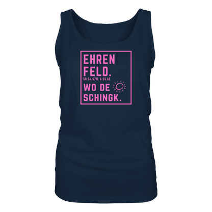 Wo de Sonn schingk - Ehrenfeld Druck   - Ladies Tank-Top