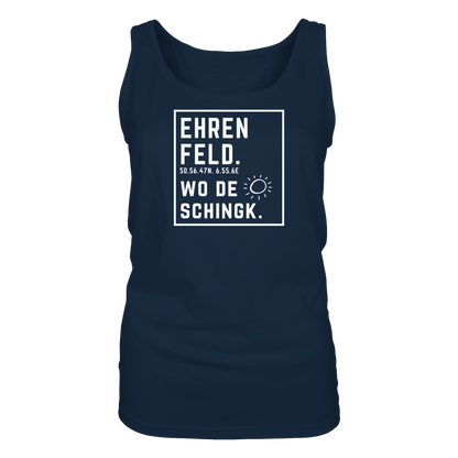 Wo de Sonn schingk - Ehrenfeld Druck - Ladies Tank-Top