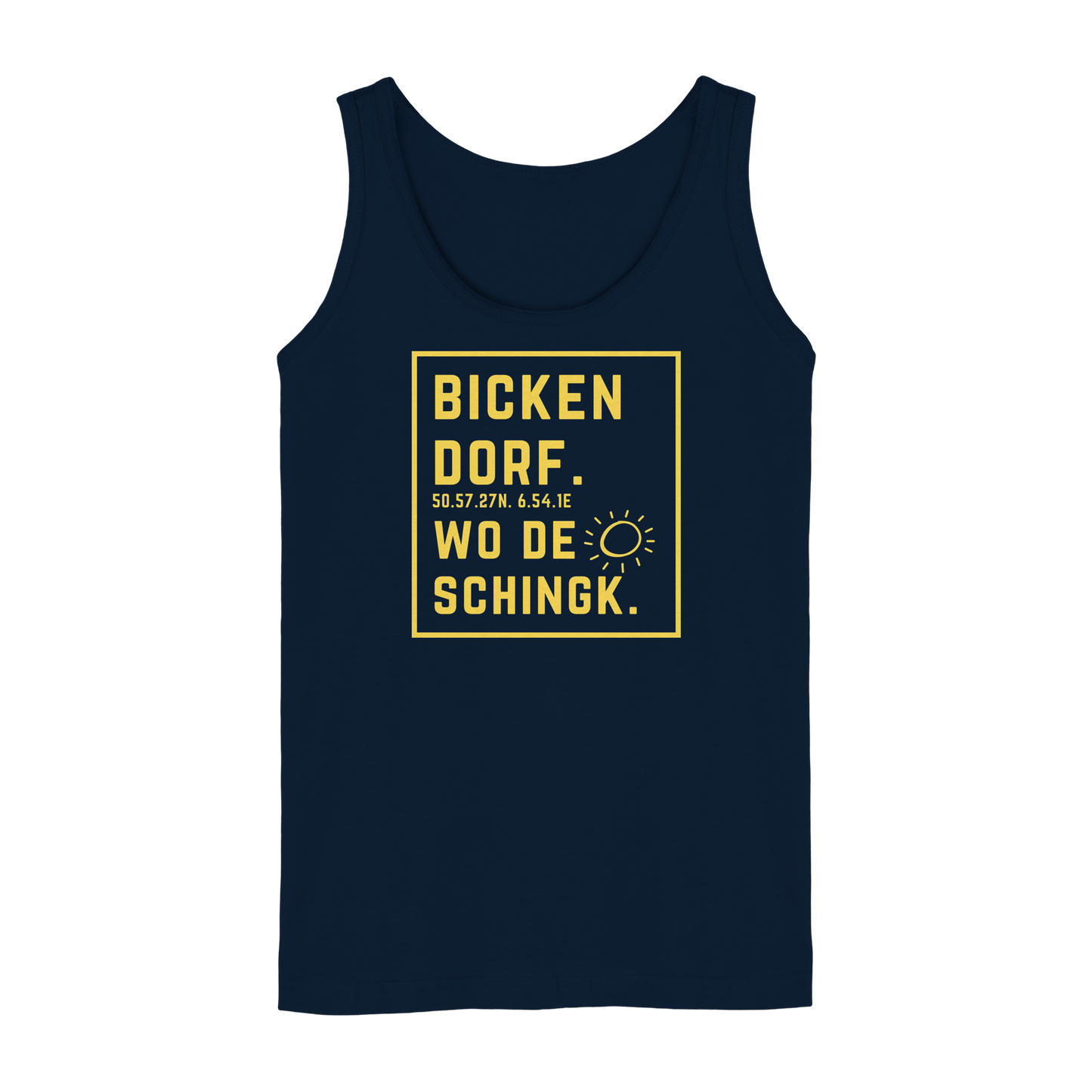 Wo de Sonn schingk - Bickendorf Druck - Ladies Tank-Top