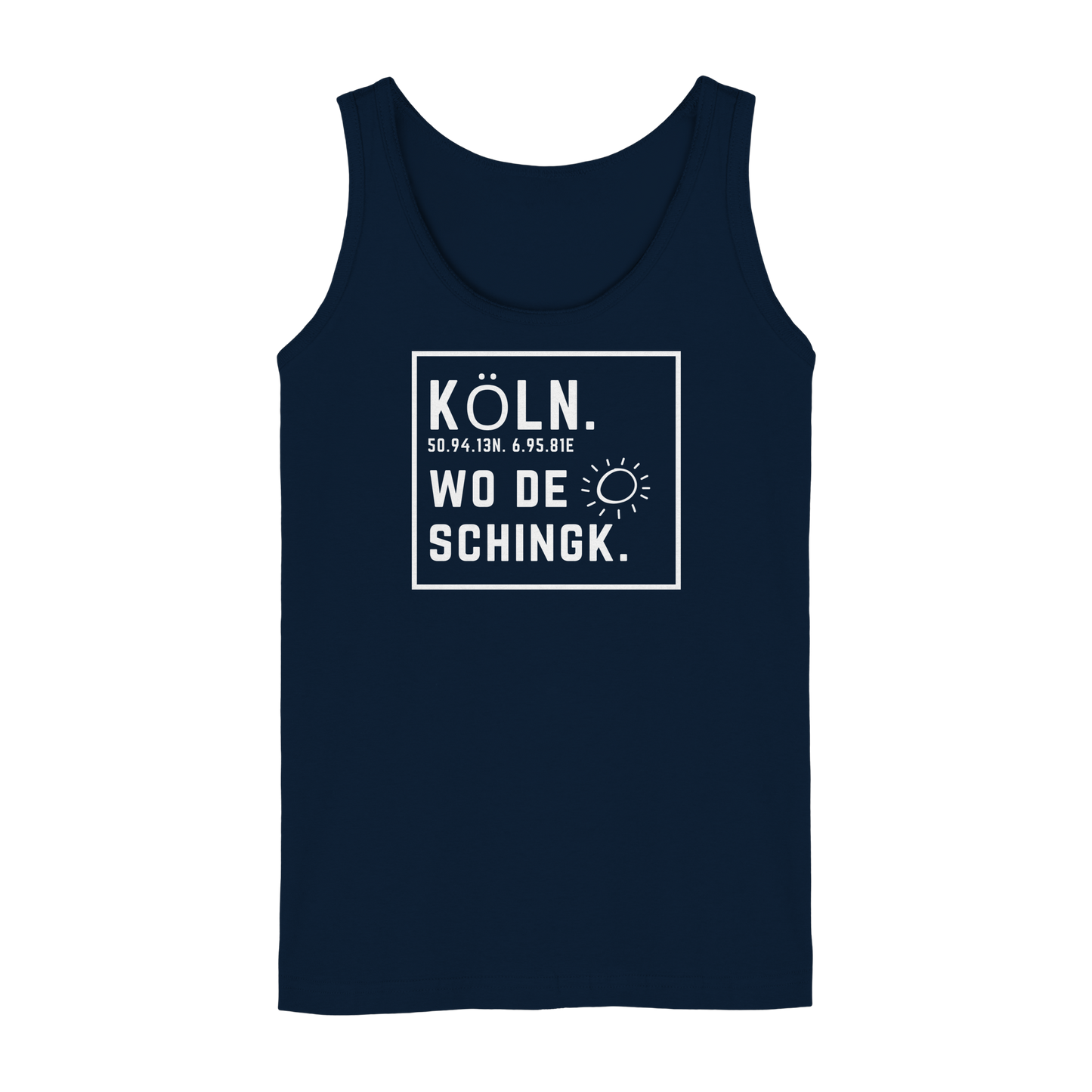 Wo de Sonn schingk - Köln Druck - Ladies Tank-Top