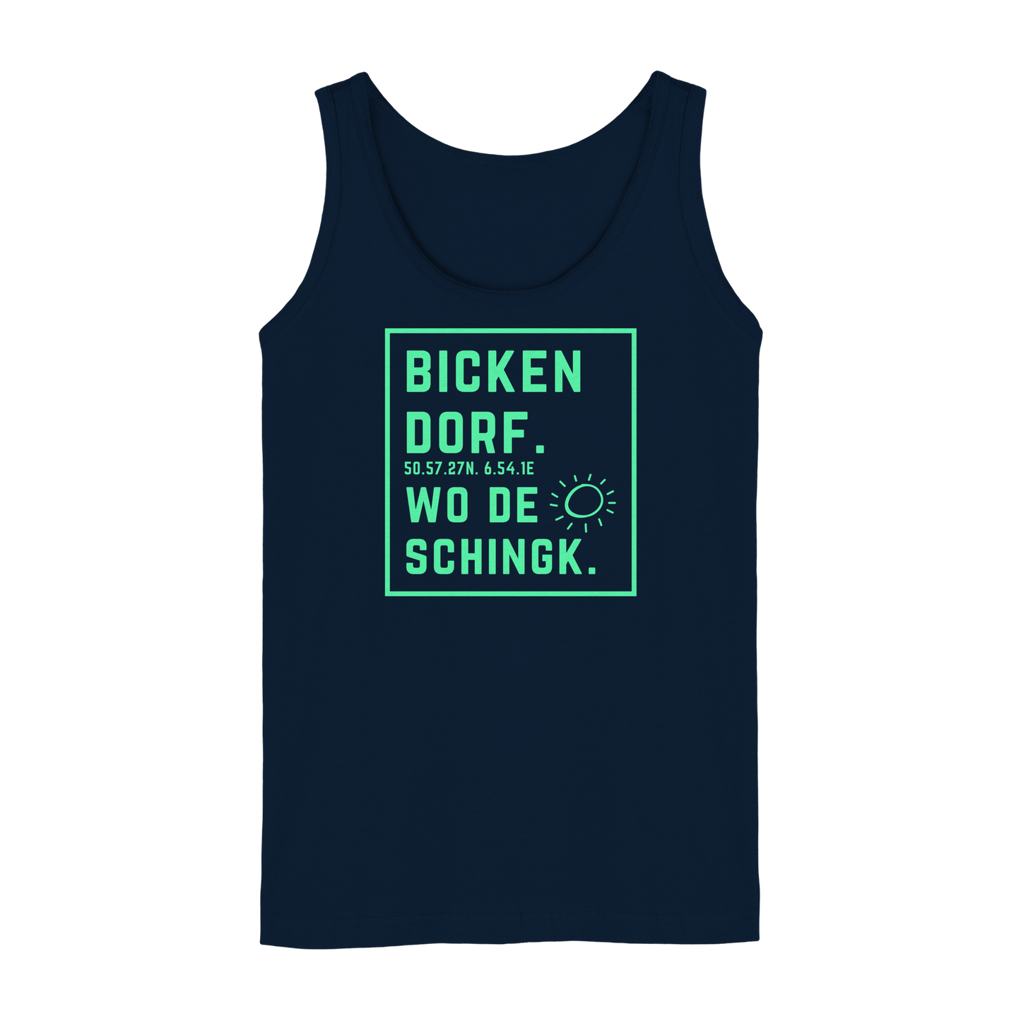 Wo de Sonn schingk - Bickendorf Druck - Ladies Tank-Top