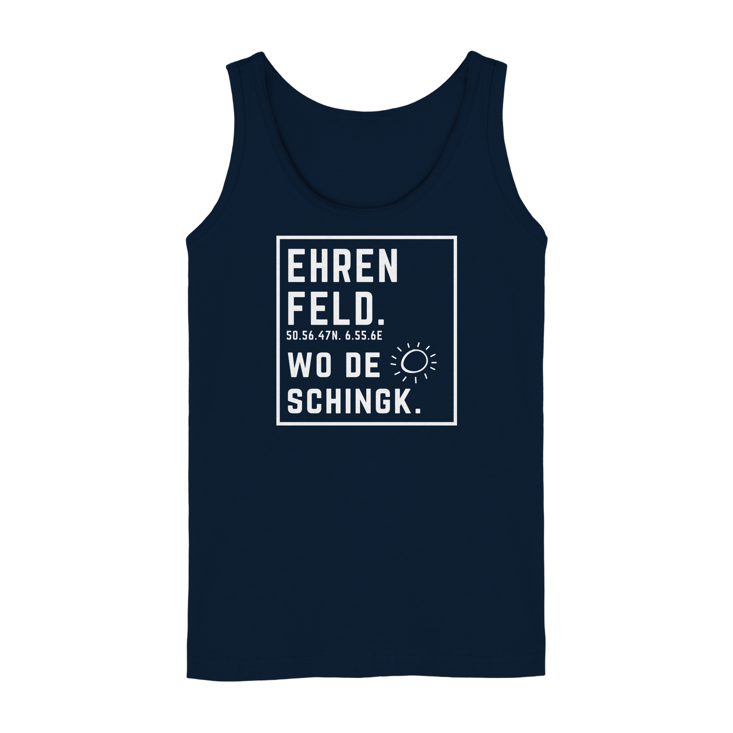 Wo de Sonn schingk - Ehrenfeld Druck - Ladies Tank-Top