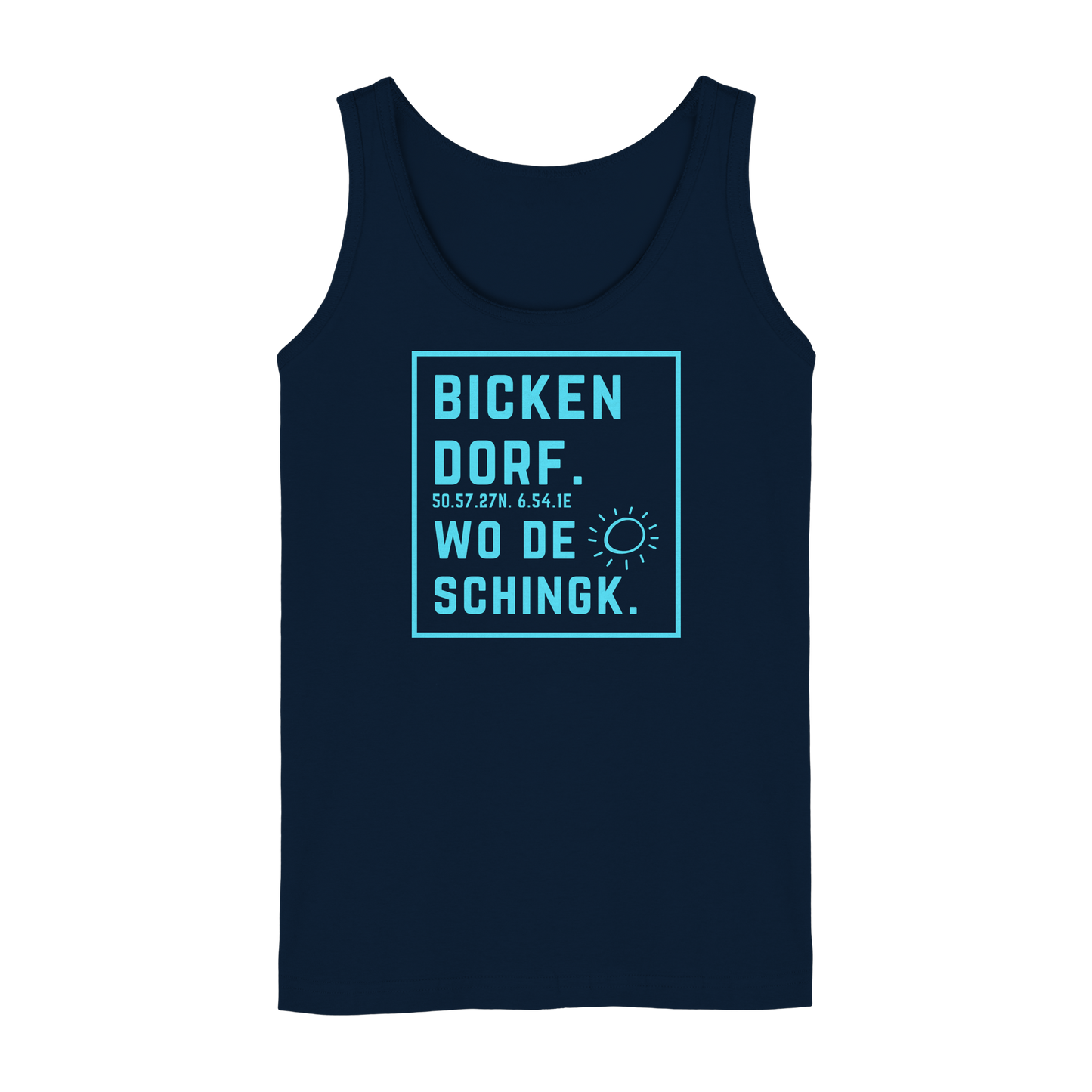 Wo de Sonn schingk - Bickendorf Druck - Ladies Tank-Top