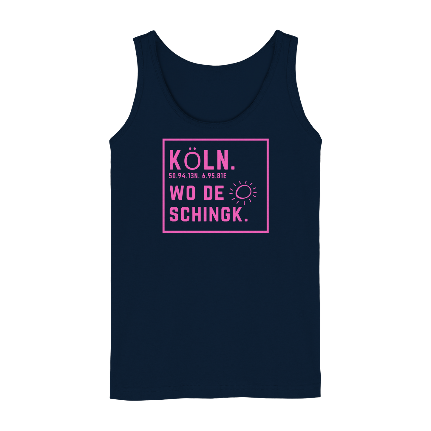 Wo de Sonn schingk - Köln Druck  - Ladies Tank-Top