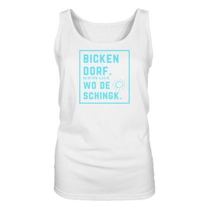 Wo de Sonn schingk - Bickendorf Druck - Ladies Tank-Top