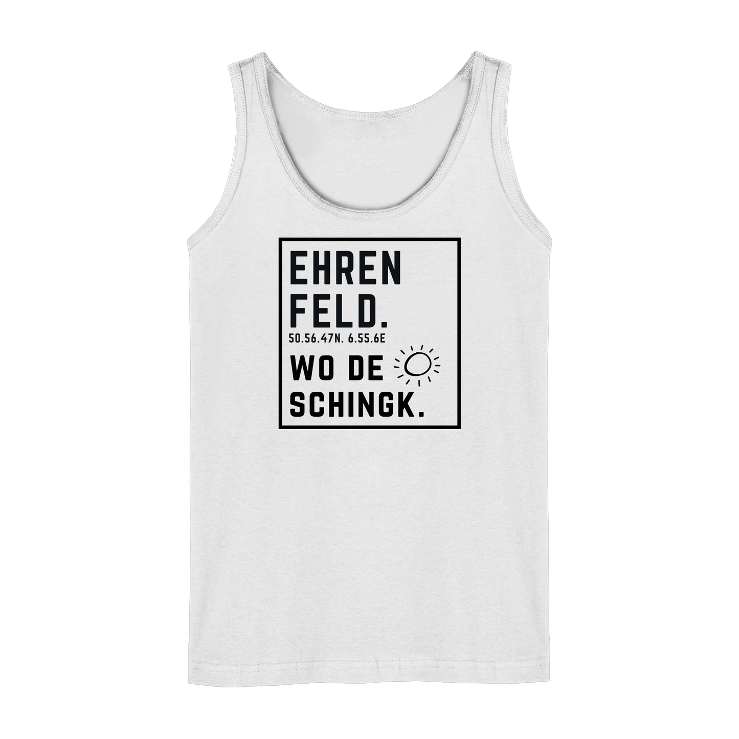 Wo de Sonn schingk - Ehrenfeld Druck  - Ladies Tank-Top