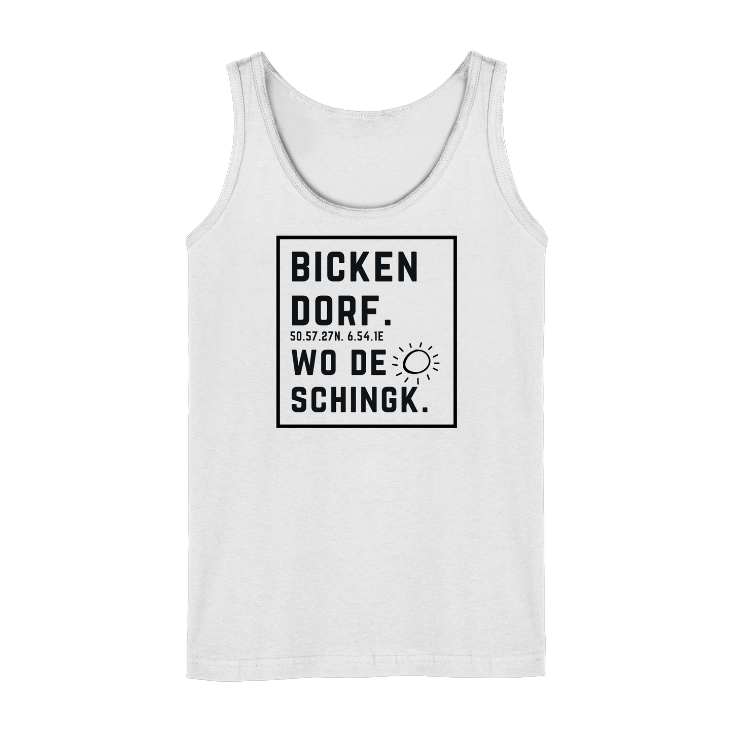 Wo de Sonn schingk - Bickendorf Druck  - Ladies Tank-Top