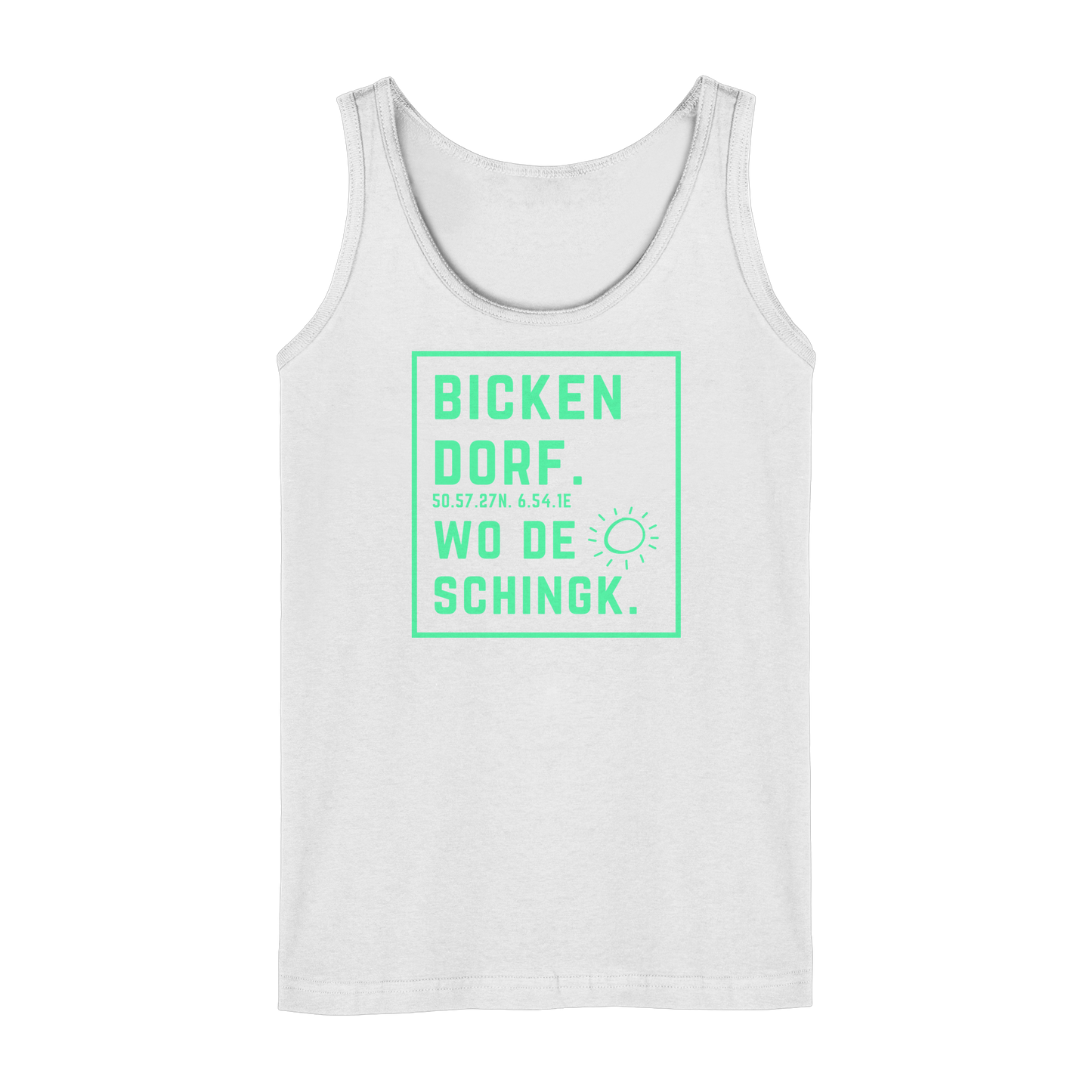 Wo de Sonn schingk - Bickendorf Druck - Ladies Tank-Top