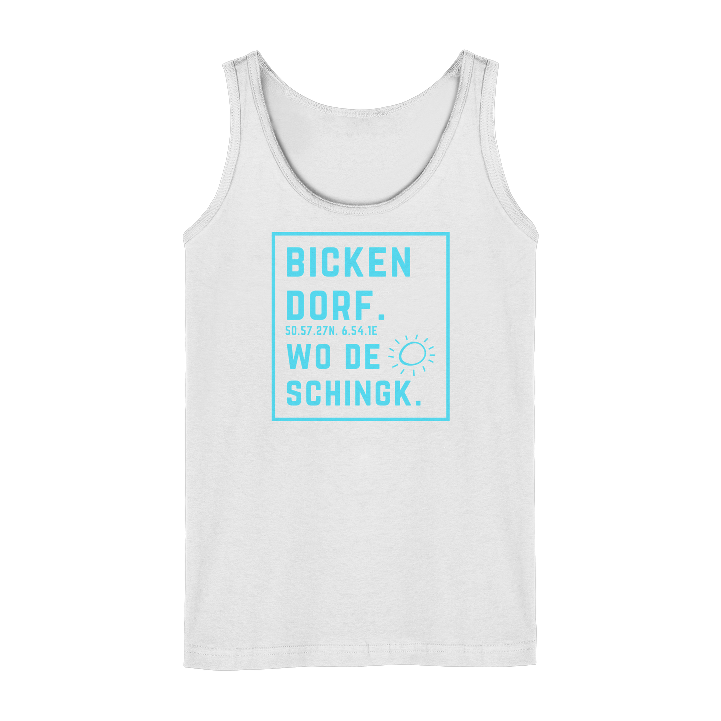 Wo de Sonn schingk - Bickendorf Druck - Ladies Tank-Top