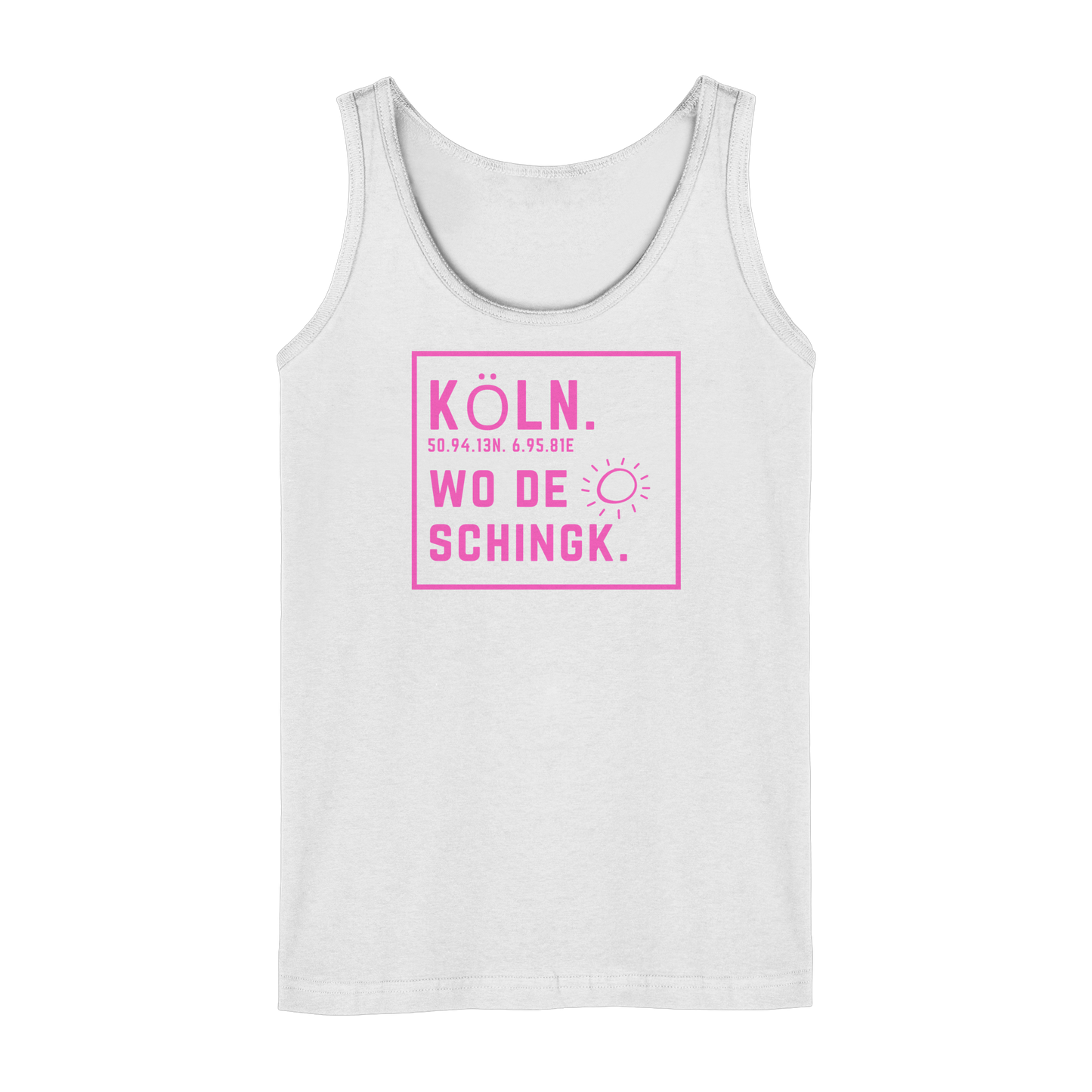 Wo de Sonn schingk - Köln Druck  - Ladies Tank-Top