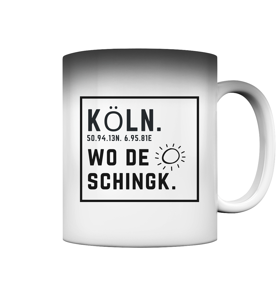 Wo de Sonn schingk - Köln Druck - Accessoires - Magic Mug