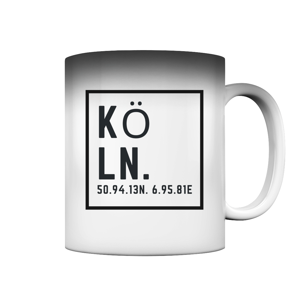 Köln Koordinaten (Druck) - Accessoires - Magic Mug