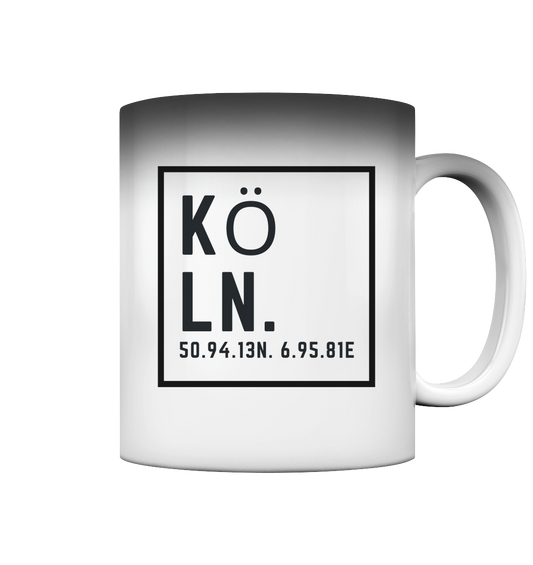 Köln Koordinaten (Druck) - Accessoires - Magic Mug