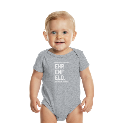 Ehrenfeld Koordinaten (großer Druck auf der Brust) - Organic Baby Bodysuit