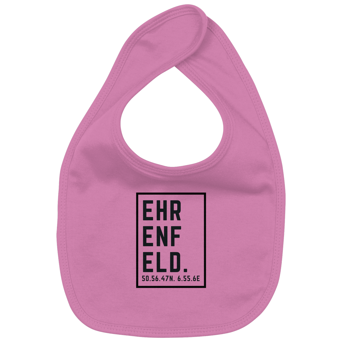 Ehrenfeld Koordinaten (großer Druck auf der Brust) - Organic Baby-Lätzchen